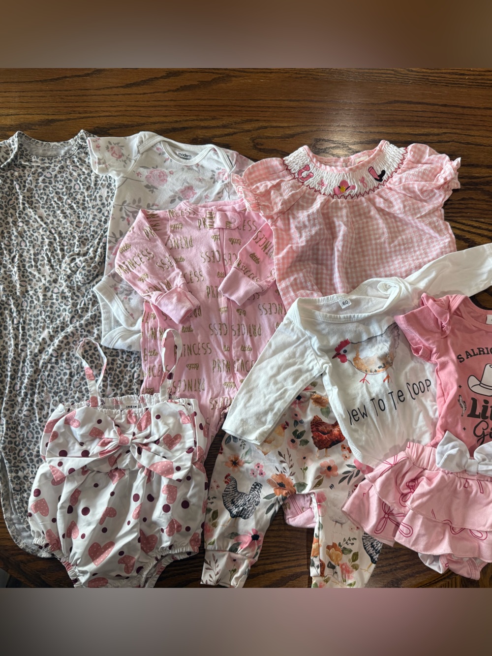 Baby Girls Pink Assorted Clothing Bundle - Mixed Brands 0-3 months - Picture 3 of 3